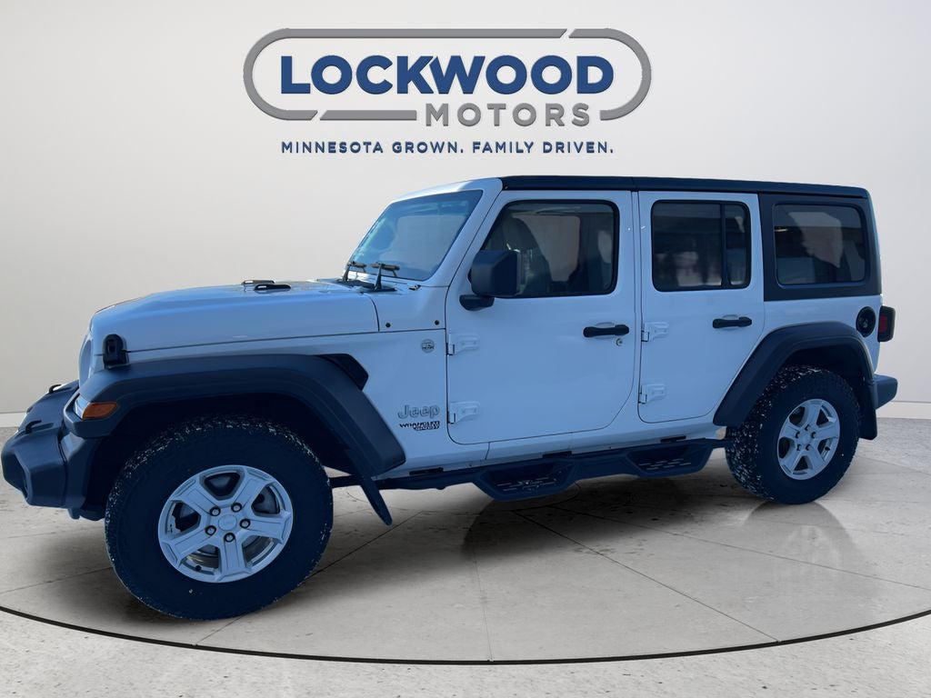 Used 2019 Jeep Wrangler Unlimited Sport S with VIN 1C4HJXDG6KW537231 for sale in Marshall, Minnesota