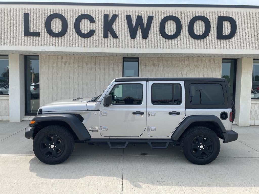 Used 2019 Jeep Wrangler Unlimited Sport S with VIN 1C4HJXDN2KW624610 for sale in Marshall, Minnesota