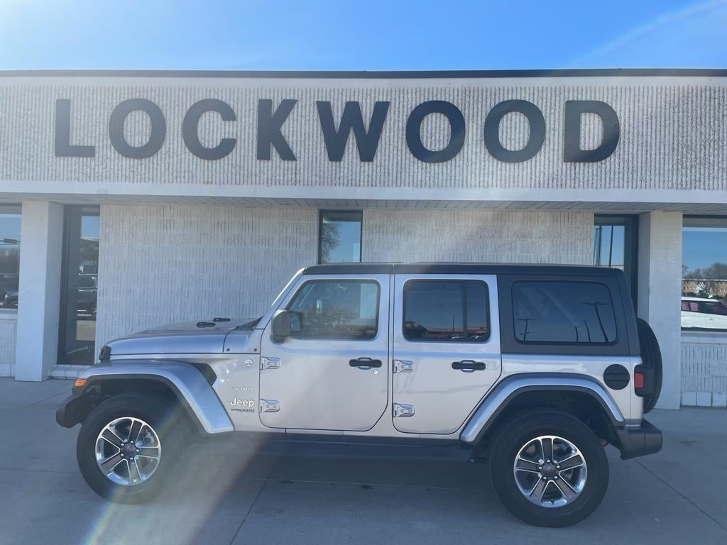 Used 2018 Jeep All-New Wrangler Unlimited Sahara with VIN 1C4HJXENXJW332099 for sale in Marshall, Minnesota