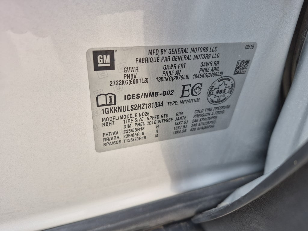 2017 GMC Acadia SLT