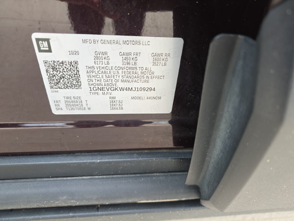 2021 Chevrolet Traverse LT Cloth