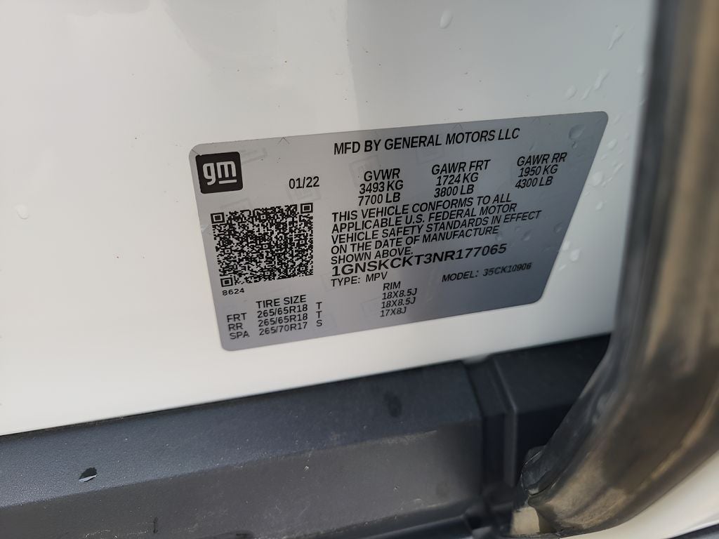 2022 Chevrolet Suburban 1500 LT