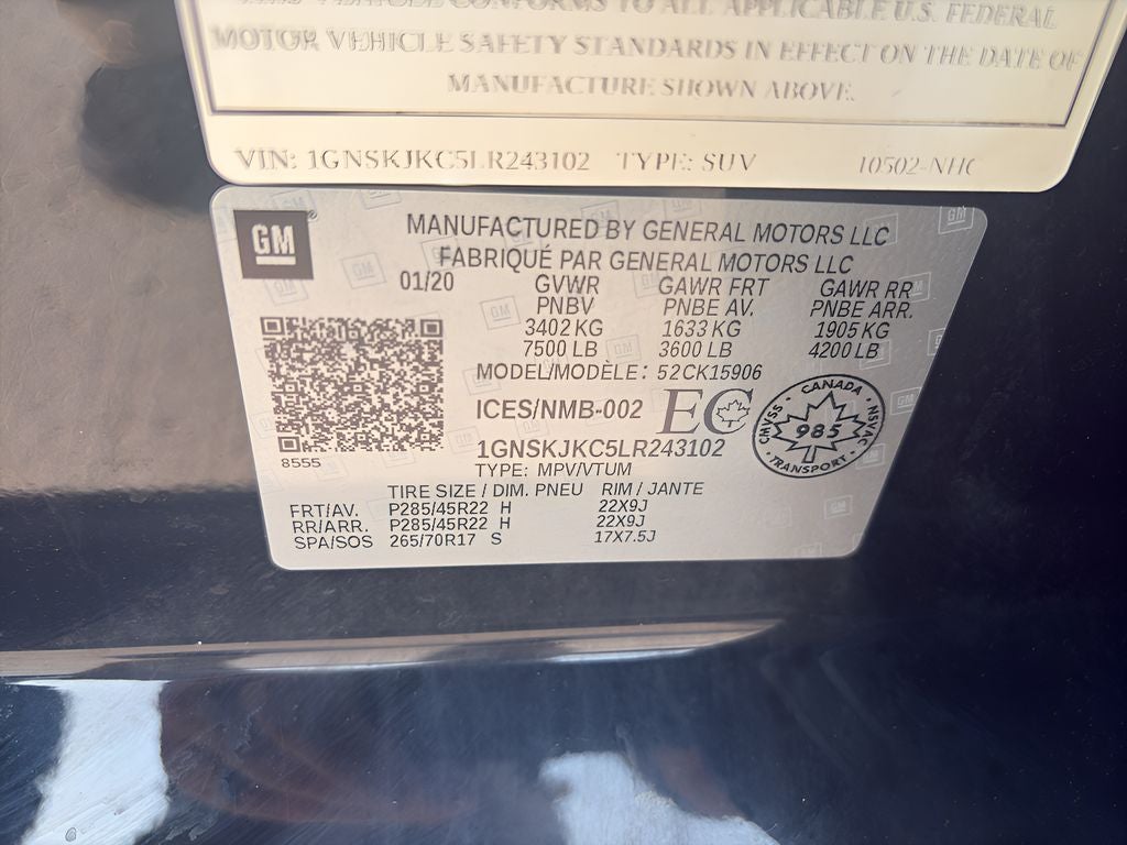 2020 Chevrolet Suburban 1500 Premier