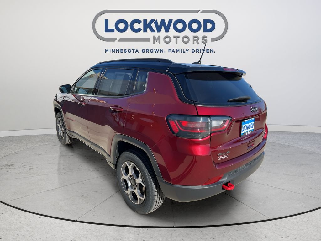 Used 2022 Jeep Compass Trailhawk with VIN 3C4NJDDB1NT197745 for sale in Marshall, Minnesota